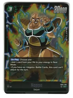 Nappa FB04-064 SR Fusion World Dragon Ball Super Card - Image 1
