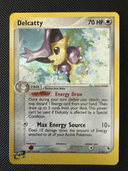 Pokemon Card - Delcatty Ruby and Sapphire 5/109 Holo Rare - Image 1