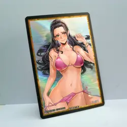 NICO ROBIN Waifu Anime Card LIMITED 1/1 Custom TCG Holo T13484 - Image 2