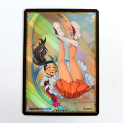 NEMONA Waifu Anime Card LIMITED 1/1 Custom TCG Holo Goddess Story ACG T13481 - Image 1