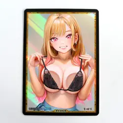 MARIN KITAGAWA Waifu Anime Card LIMITED 1/1 Custom TCG Holo T13478 - Image 1
