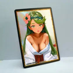 MALLOW Waifu Anime Card LIMITED 1/1 Custom TCG Holo Goddess Story ACG T13477 - Image 2