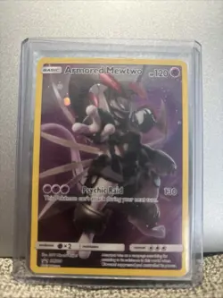Pokemon TCG Armored Mewtwo SM228 Black Star Promo Card - Image 1