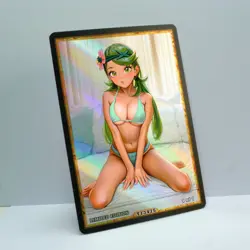 MALLOW Waifu Anime Card LIMITED 1/1 Custom TCG Holo Goddess Story ACG T13475 - Image 2