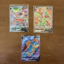 Lot of 3 Full Art Pokemon V Cards NM - Image 1