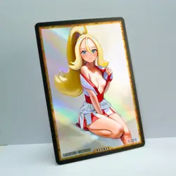 KORRINA Waifu Anime Card LIMITED 1/1 Custom TCG Holo Goddess Story ACG T13471 - Image 2