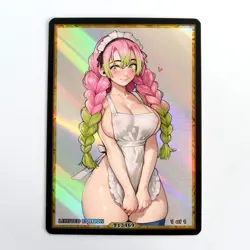 KANROJI MITSURI Waifu Anime Card LIMITED 1/1 Custom TCG Holo T13469 - Image 1