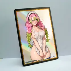 KANROJI MITSURI Waifu Anime Card LIMITED 1/1 Custom TCG Holo T13469 - Image 2