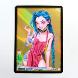 JINX Waifu Anime Card LIMITED 1/1 Custom TCG Holo Goddess Story ACG T13467 - Image 1