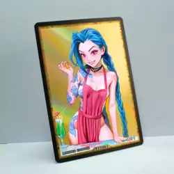 JINX Waifu Anime Card LIMITED 1/1 Custom TCG Holo Goddess Story ACG T13467 - Image 2