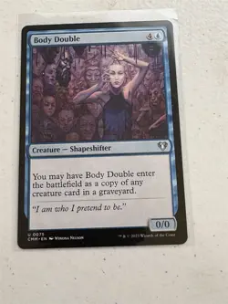 mtg Body Double, Commander Masters, unplayed - Image 1