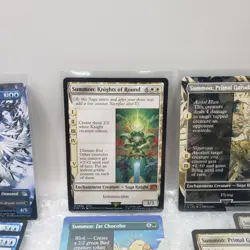 Magic The Gathering Final Fantasy Summon Lot w/Knights of The Round (MTG FF TCG) - Image 3