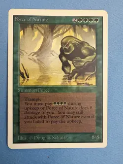 MTG Unlimited Edition, Force of Nature! 1993 Vintage Magic! - Image 1