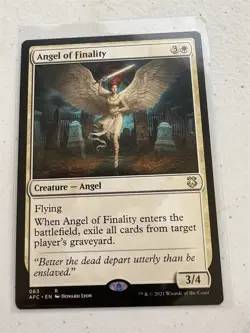 mtg Angel of Finality, Forgotten Realms Commander, unplayed - Image 1