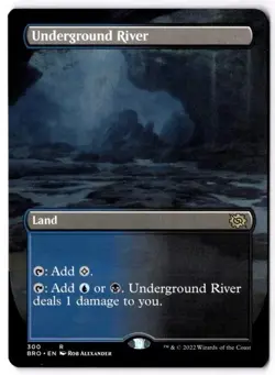 MTG Underground River (Borderless) The Brothers' War Regular NM - Image 1