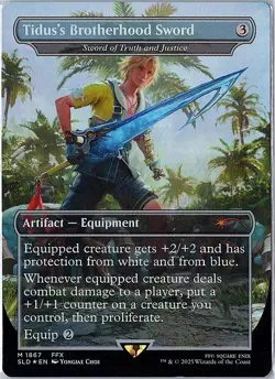 Tidus's Brotherhood Sword - Sword of Truth and Justice (Rainbow Foil) M Secret L - Image 1