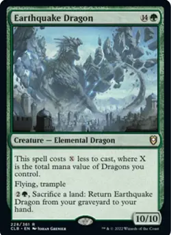 Earthquake Dragon Commander Legends: Battle for Baldur's Gate Regular Near mint - Image 1