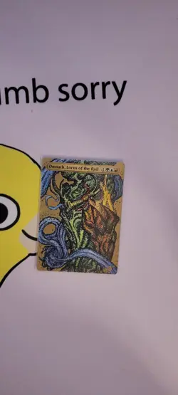 MTG ALTER: Omnath Locus of the Roil, by KixarArt. Full art alter - Image 1