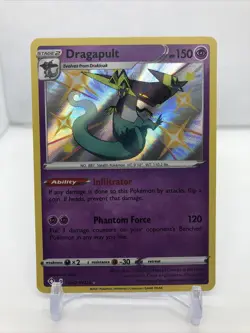 Pokemon - Shining Fates - Dragapult SV062/SV122 - Shiny Holo Rare - NM/M - Image 1