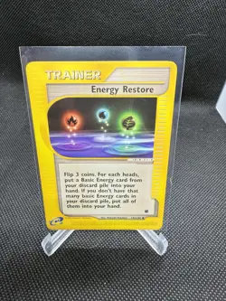 Energy Restore 141/165 Trainer - Expedition Base Set - Pokemon Ereader Card - Image 1