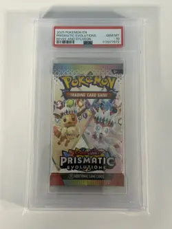 3x PSA 10 Gem Mint Prismatic Evolutions Pokemon Graded Booster Pack Set - Image 1