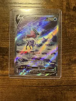 Pokemon TCG Suicune V Crown Zenith GG38/GG70 Ultra Rare Holo English - Image 1
