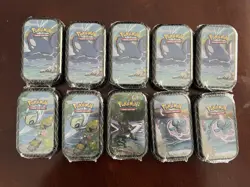 ✨10 Sealed Pokemon Shining Fates Mini Tins Lot (Total of 20 Packs) Brand New✨ - Image 1