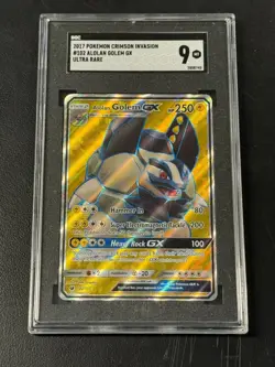 Alolan Golem GX Crimson Invasion 102/111 2017 SGC 9 Pokemon - Image 1