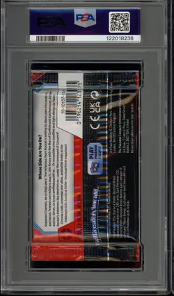Pokemon Destined Rivals Team Rocket Sealed Booster Pack PSA 9 Mint - Image 2