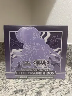 Chilling Reign POKEMON CENTER Sealed Elite Trainer Box ETB (New, No Rips/Tears) - Image 2