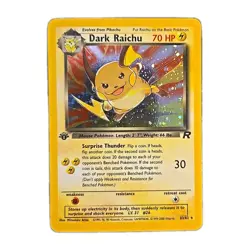 2000 Pokemon TCG 1st Edition Holo Dark Raichu - Never Played/Near Mint - Image 1