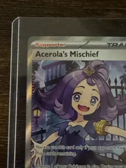 Pokemon Acerola's Mischief 165/132 Me01: Mega Evolution Holo NM/Mint - Image 2