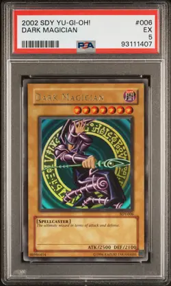 Dark Magician SDY-006 Ultra Rare Unlimited Yugioh PSA 5 *407 - Image 1