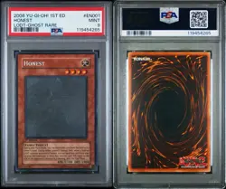 Yu-Gi-Oh! Honest Ghost Rare 1st Edition LODT-EN001 PSA 9 Mint - Image 3