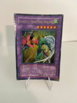 Elemental Hero Flame Wingman 1st Edition TLM-EN035 Ultra Rare - DAMAGE - Image 1
