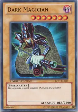 1996 TCG UNLIMITED DARK MAGICIAN HOLO RARE #LC01-EN005 - Image 1