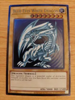Blue-Eyes White Dragon - OP28-EN001 - Very Lightly Played VLP - Ultimate Rare - Image 1