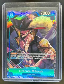 2025 One Piece Legacy of the Master Dracule Mihawk Alt Art #OP12-030 - Image 1