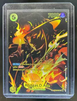 2025 One Piece Legacy of the Master Portgas.D.Ace Special Alt Art #ST13-011 - Image 1