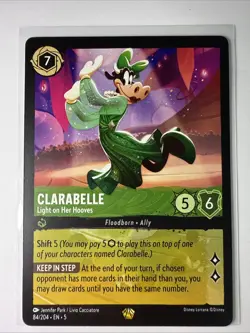 Clarabelle - Light on Her Hooves 84/204 Shimmering Skies Lorcana - Image 1