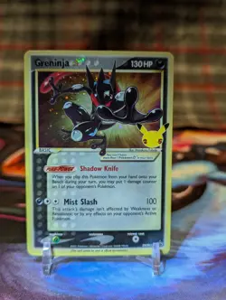 Greninja Gold Star SWSH144 Sword & Shield Promo Card Holo Celebrations - Image 1