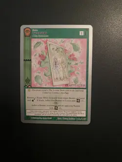 The Lovers Silver Border PLAYTESTER 101/165 MetaZoo Seance Card (NM/EX) (x1) - Image 1