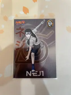 Naruto Trading Card, Panini, Neji, Ninja Warriors, NW7, VLP - Image 1