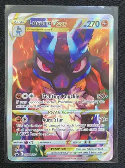 Lucario VSTAR Swsh291 Swsh: Sword & Shield Promo Card Holo Crown Zenith - Image 1