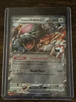Bloodmoon Ursaluna ex 141/167 Play! Stamp Pokemon Card Prize Pack Series 6 - Image 1