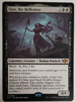 Mtg Gisa, the Hellraiser Outlaws of Thunder Junction Regular - Image 1