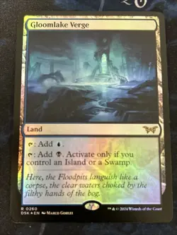 Gloomlake Verge Duskmourn: House of Horror Foil NM-M Unplayed MTG 0260 - Image 1