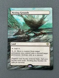 Nesting Grounds MTG Lorwyn Eclipsed Commander Hand Painted Extended Altered Art - Image 1