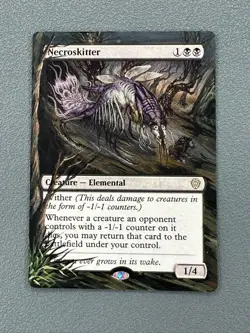 Necroskitter 48 MTG Lorwyn Eclipsed Commander Hand Painted Borderess Altered Art - Image 1