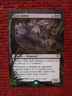 Necroskitter 48 MTG Lorwyn Eclipsed Commander Hand Painted Borderess Altered Art - Image 2